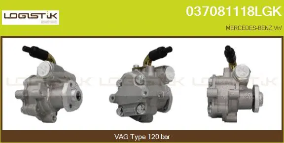 Pompe hydraulique, direction LGK 037081118LGK