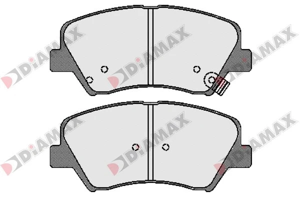 Kit de plaquettes de frein, frein à disque DIAMAX N09605