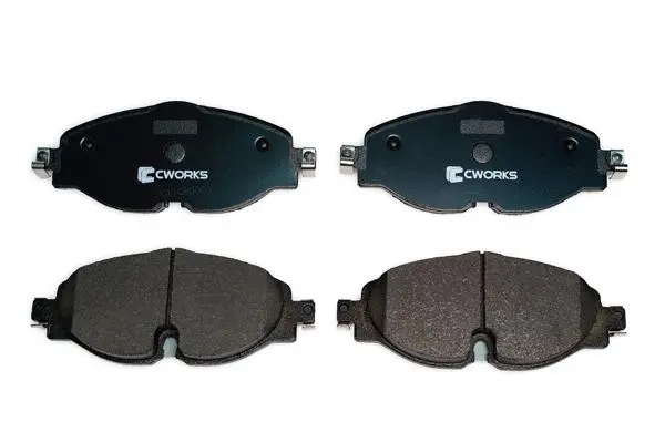 Kit de plaquettes de frein, frein à disque CWORKS C11CR0002