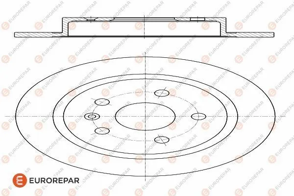 Disque de frein EUROREPAR 1622806080