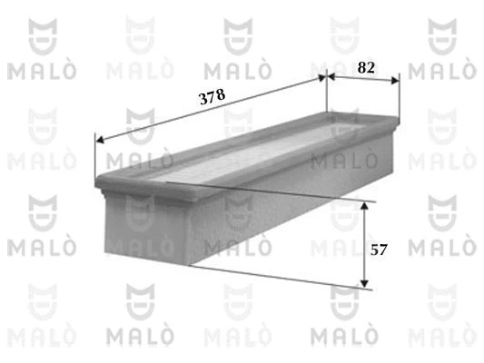 Filtre à air AKRON-MALÒ 1500074