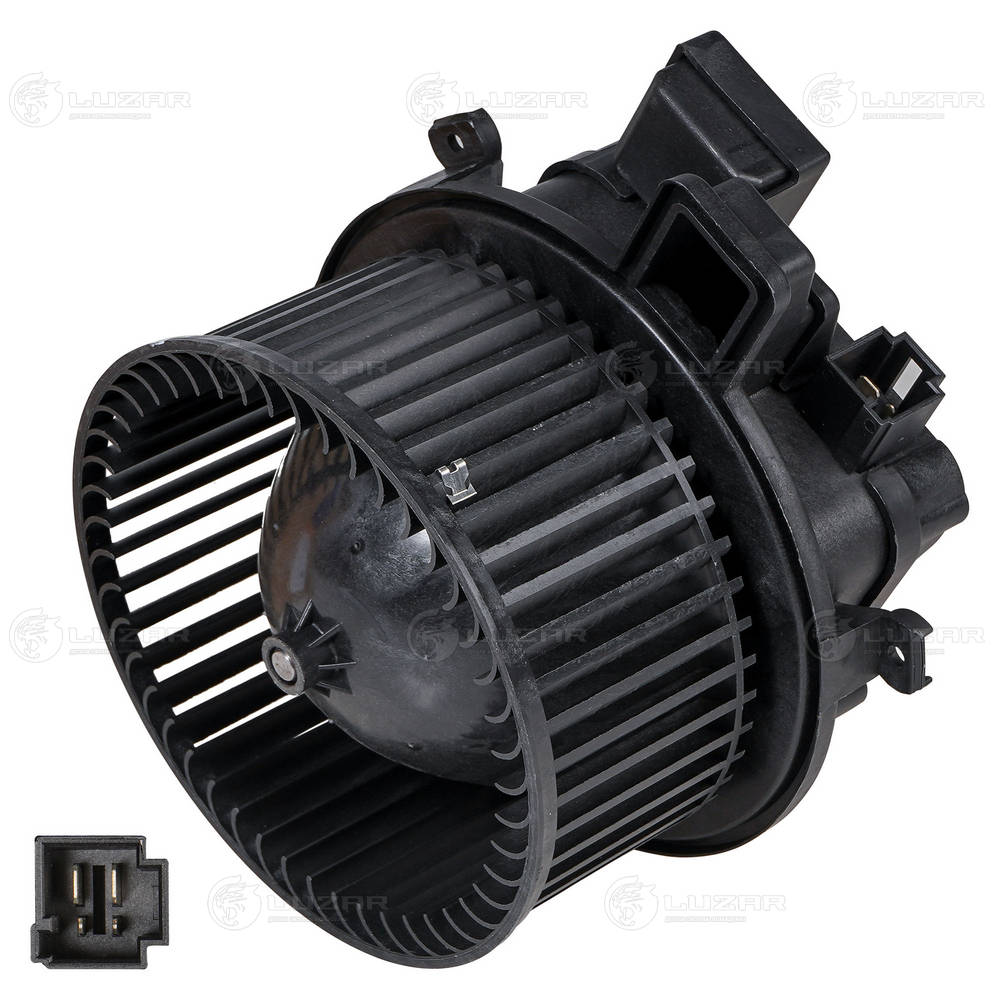 Moteur électrique, pulseur d'air habitacle LUZAR LFh 1819