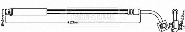 Flexible de frein BORG & BECK BBH8375