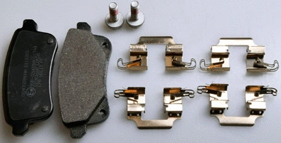 Kit de plaquettes de frein, frein à disque DENCKERMANN B111323