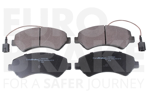 Kit de plaquettes de frein, frein à disque EUROBRAKE 5502221962