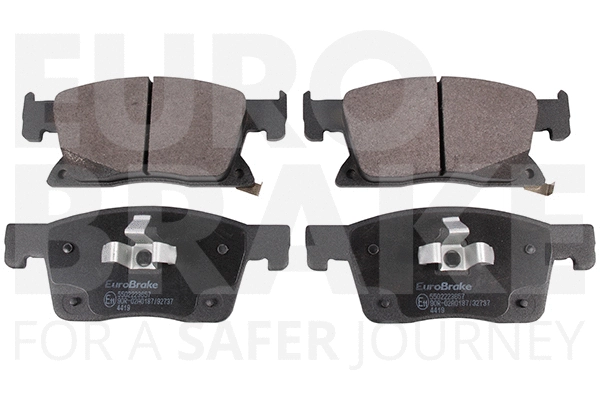 Kit de plaquettes de frein, frein à disque EUROBRAKE 5502223657