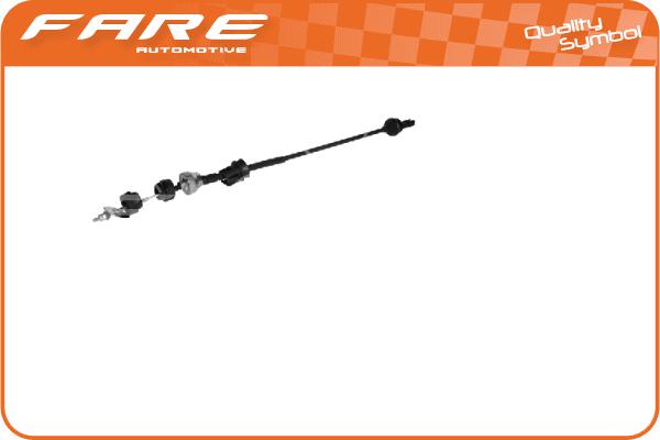 Tirette à câble, commande d'embrayage FARE-RCH 24316