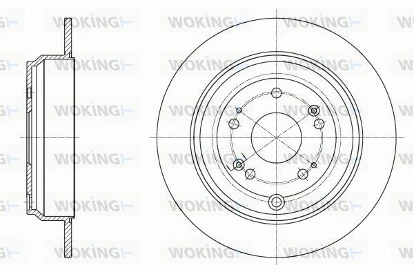 Disque de frein WOKING D62515.00