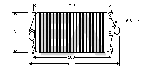Refroidisseur d'air de suralimentation EACLIMA 36A10007