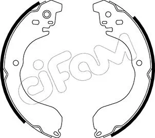 Jeu de mâchoires de frein CIFAM 153-296