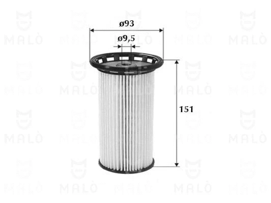 Filtre à carburant AKRON-MALÒ 1520038