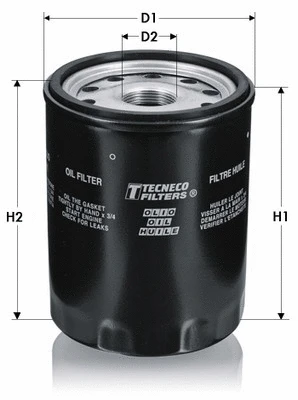 Filtre à huile TECNECO FILTERS OL4488