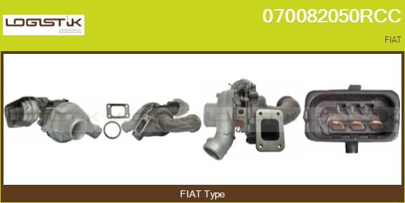 Turbocompresseur, suralimentation LGK 070082050RCC