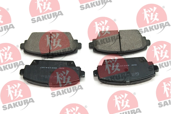Kit de plaquettes de frein, frein à disque SAKURA 600-10-4187