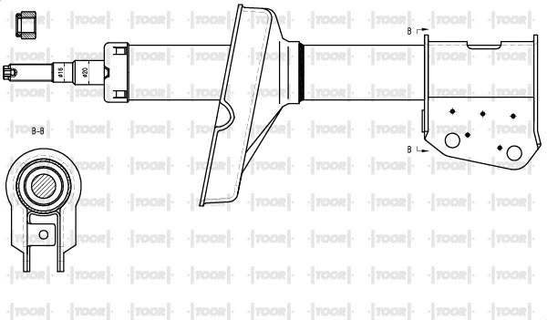 Amortisseur TOOR SG12440