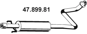 Silencieux central EBERSPÄCHER 47.899.81
