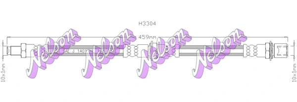 Flexible de frein KAWE H3304