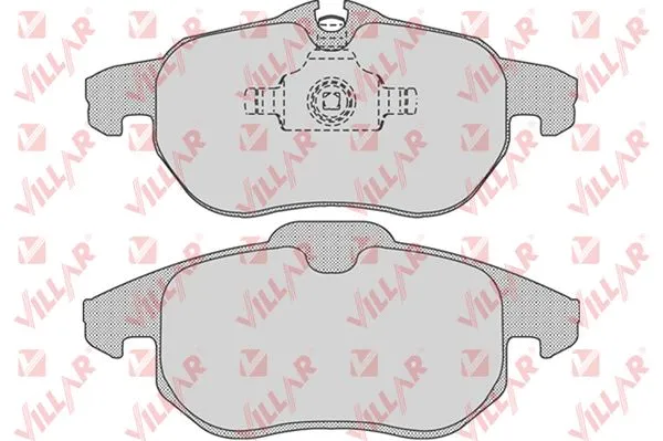Kit de plaquettes de frein, frein à disque VILLAR 626.0814
