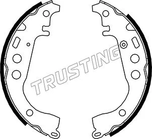 Jeu de mâchoires de frein TRUSTING 115.301