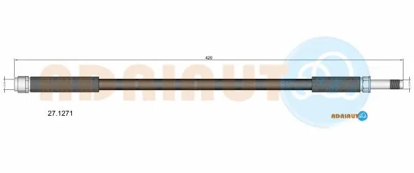 Flexible de frein ADRIAUTO 27.1271