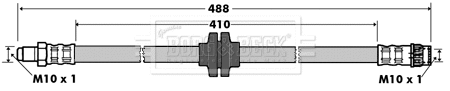 Flexible de frein BORG & BECK BBH7364