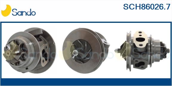 Groupe carter, turbocompresseur SANDO SCH86026.7