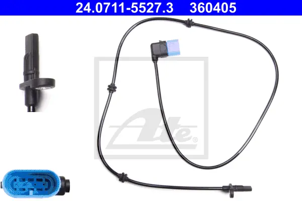 Capteur, vitesse de roue ATE-APAC 24.0711-5527.3