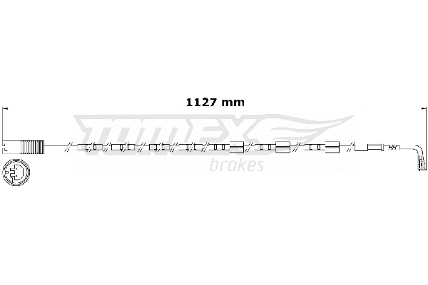 Contact d'avertissement, usure des plaquettes de frein TOMEX Brakes TX 31-01