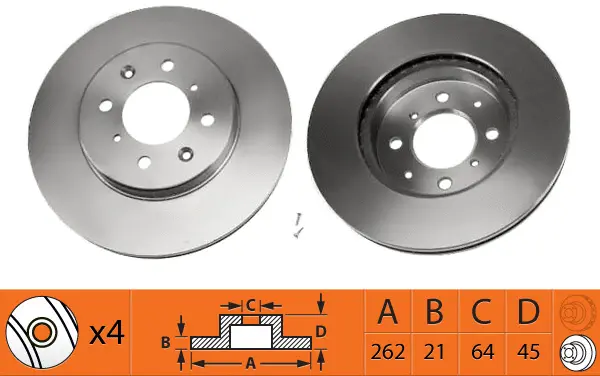 Disque de frein SB BR28106T