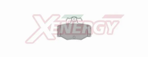 Kit de plaquettes de frein, frein à disque AP XENERGY X40428