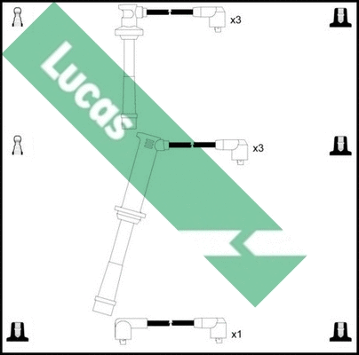 Kit de câbles d'allumage LUCAS LUC7338
