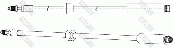 Flexible de frein GIRLING 9002241