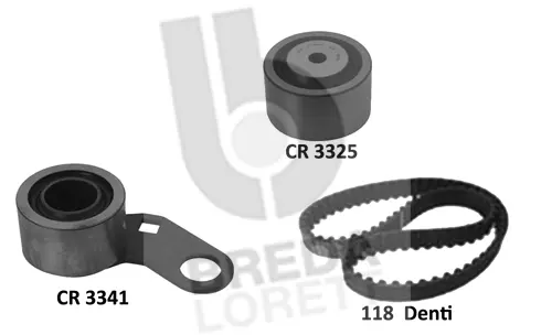 Kit de courroie crantée BREDA LORETT KCD0761