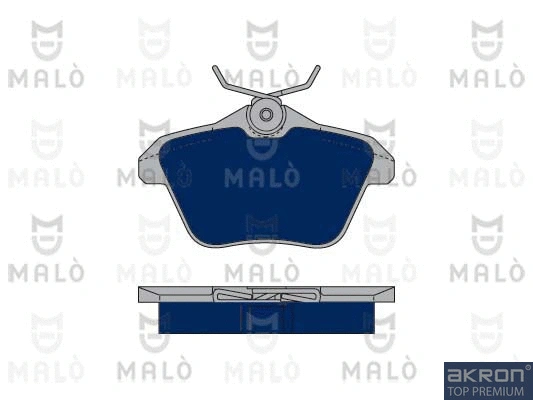 Kit de plaquettes de frein, frein à disque AKRON-MALÒ 1050131