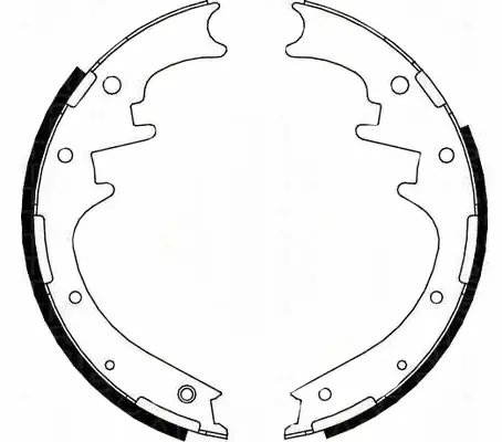 Jeu de mâchoires de frein SB BS51004