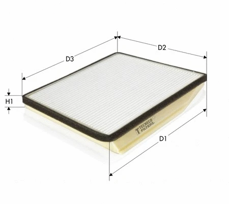 Filtre, air de l'habitacle TECNECO FILTERS CK9546