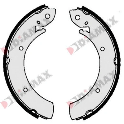 Jeu de mâchoires de frein DIAMAX N01075