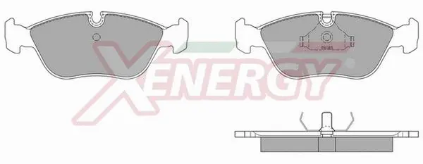 Kit de plaquettes de frein, frein à disque AP XENERGY X40565