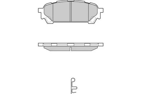 Kit de plaquettes de frein, frein à disque E.T.F. 12-1270