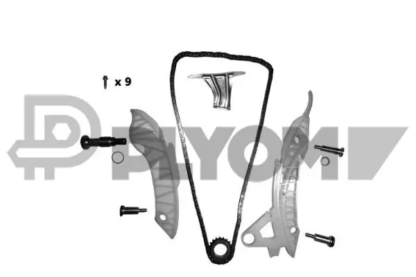 Kit de distribution par chaîne PLYOM P031672