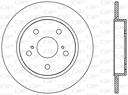 Disque de frein OPEN PARTS BDR2378.10