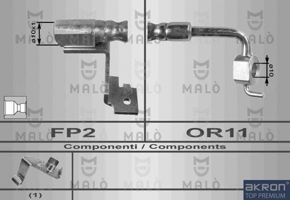Flexible de frein AKRON-MALÒ 8579