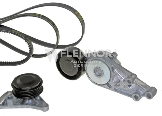 Jeu de courroies trapézoïdales à nervures FLENNOR F905PK1303