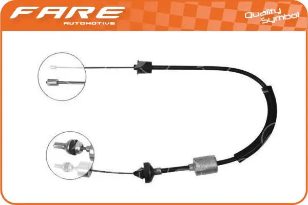 Tirette à câble, commande d'embrayage FARE-RCH 24296