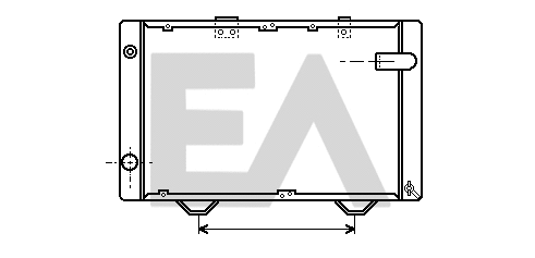 Radiateur, refroidissement du moteur EACLIMA 31R55014