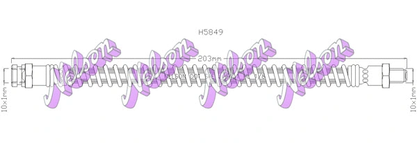 Flexible de frein KAWE H5849