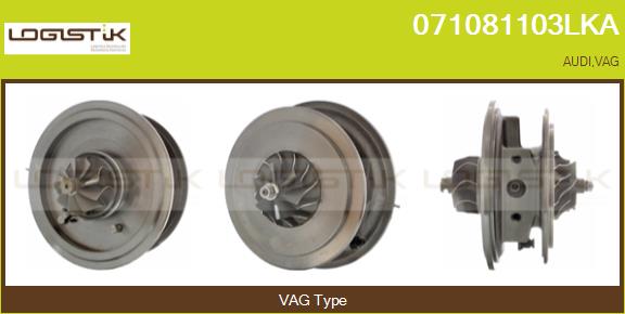 Groupe carter, turbocompresseur LGK 071081103LKA