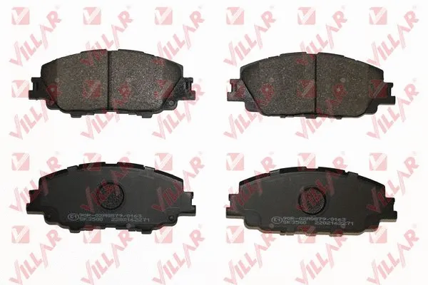 Kit de plaquettes de frein, frein à disque VILLAR 626.2271