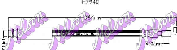 Flexible de frein KAWE H7940