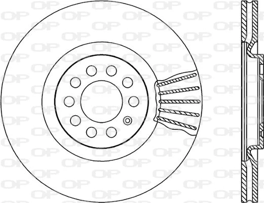 Disque de frein OPEN PARTS BDA1744.20